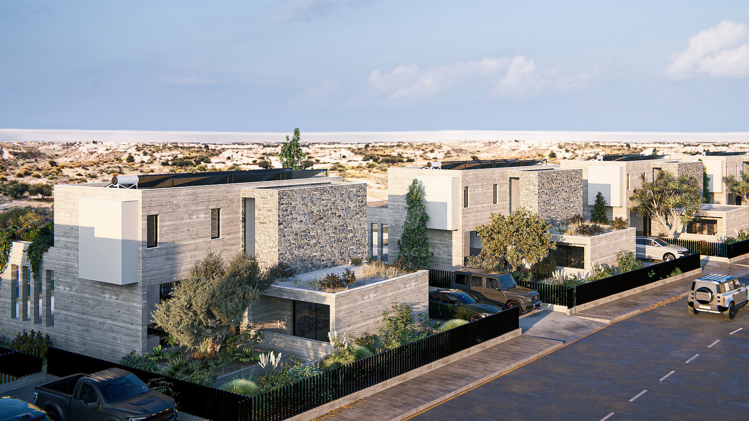 Modern Four Bedroom Detached Villa in Peaceful Peyia with Garden for Sale