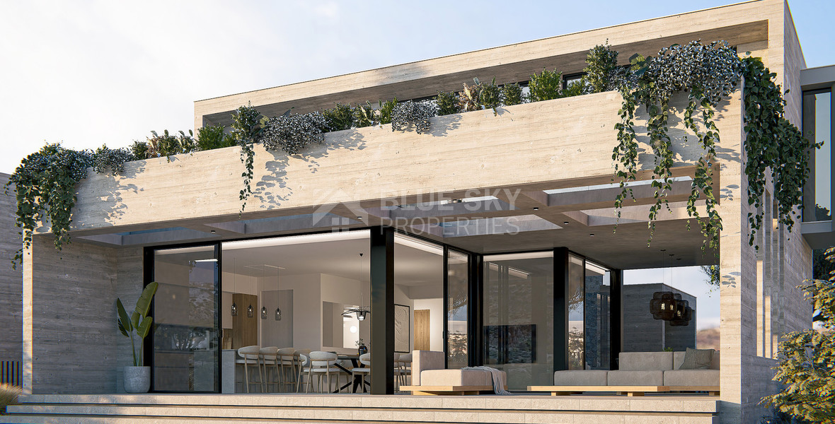 Peyia Luxury Villa for Sale – four Bedrooms, Sea Views, Smart Home, Photovoltaic System