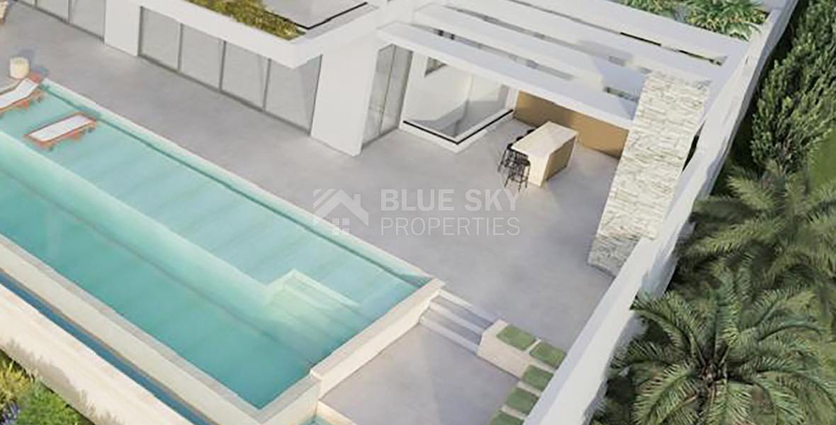 Modern Detached Villa on Large Plot in Peyia For Sale