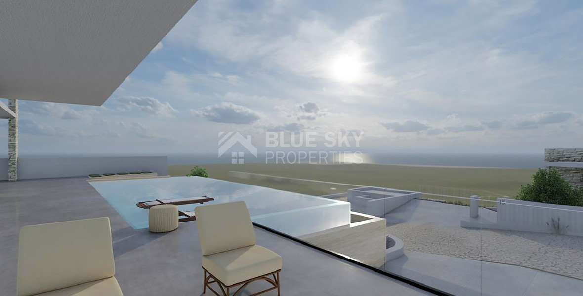 Modern Detached Villa on Large Plot in Peyia For Sale