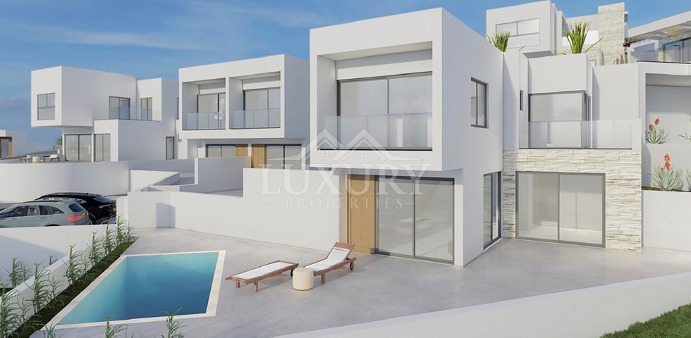 Modern three bedroom Semi-Detached House in Peyia For Sale