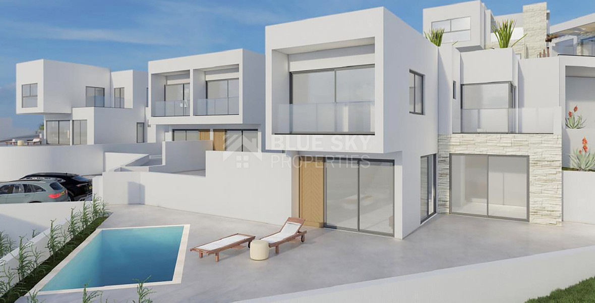 Modern Brand New Villa with Space in Peaceful Peyia For Sale