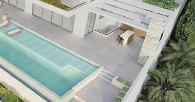 Modern Unfurnished Villa with Space in Peaceful Peyia For Sale