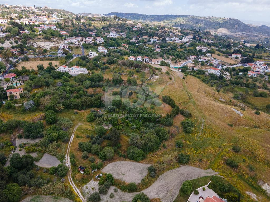 Residential Field with Panoramic Views for Sale in Armou, Paphos – Ideal for Home or Investment