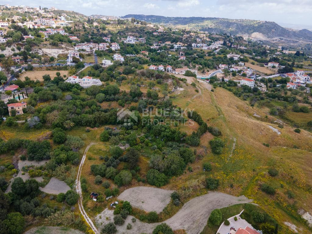 Residential Field with Panoramic Views for Sale in Armou, Paphos – Ideal for Home or Investment