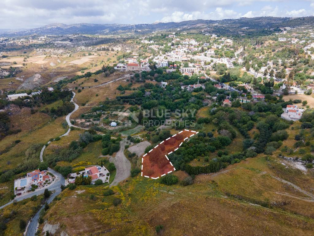 Residential Field with Panoramic Views for Sale in Armou, Paphos – Ideal for Home or Investment