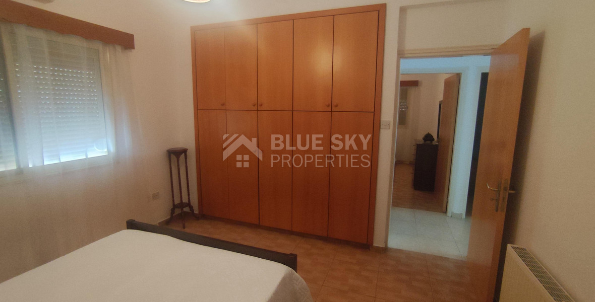 Three bedroom ground floor house in Agios Spyridonas for rent , Limassol