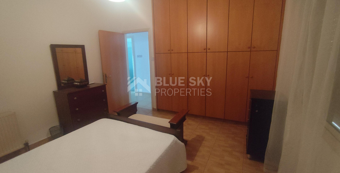 Three bedroom ground floor house in Agios Spyridonas for rent , Limassol