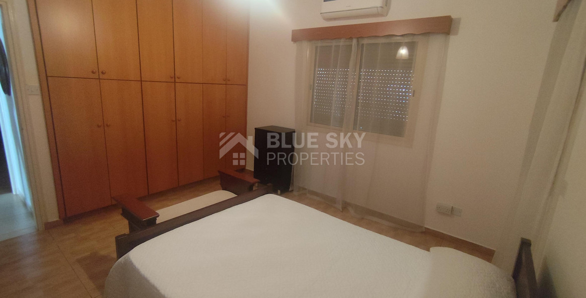 Three bedroom ground floor house in Agios Spyridonas for rent , Limassol