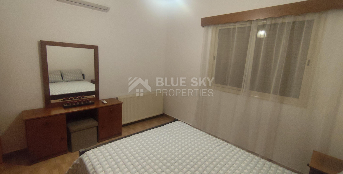 Three bedroom ground floor house in Agios Spyridonas for rent , Limassol