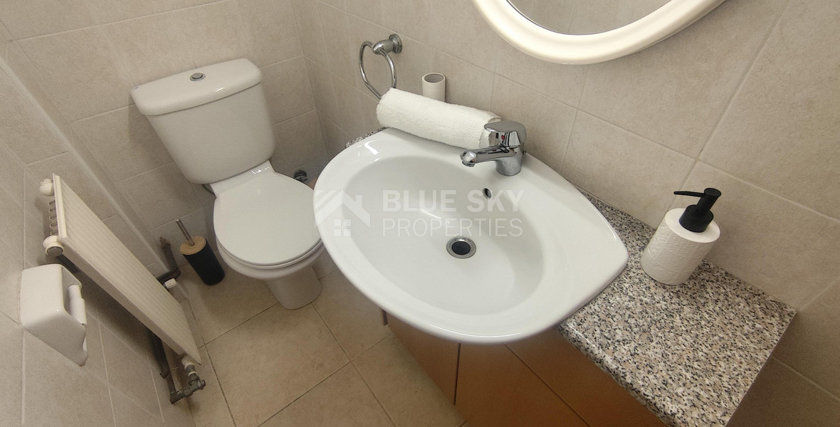 Three bedroom ground floor house in Agios Spyridonas for rent , Limassol