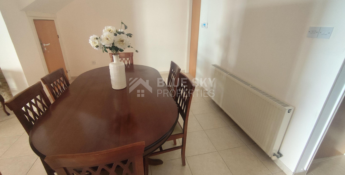 Three bedroom ground floor house in Agios Spyridonas for rent , Limassol