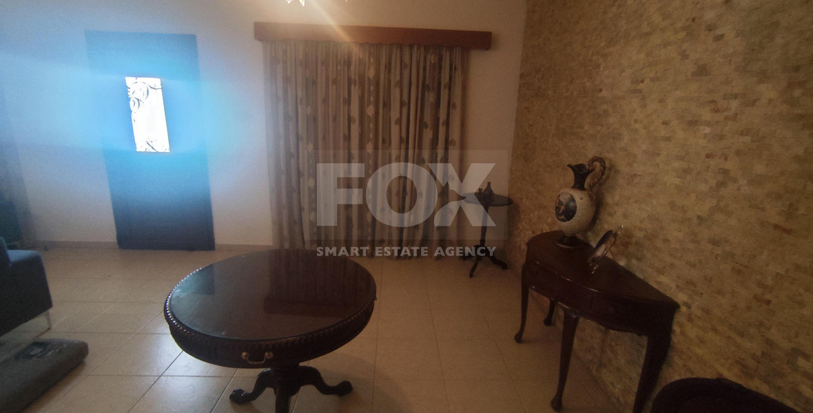 Three bedroom ground floor house in Agios Spyridonas for rent , Limassol