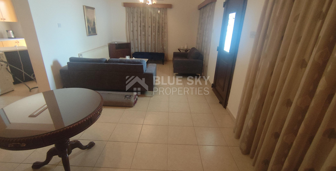 Three bedroom ground floor house in Agios Spyridonas for rent , Limassol