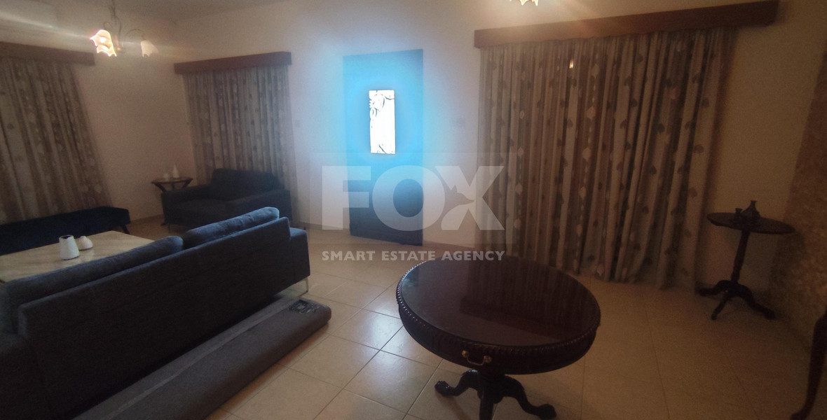 Three bedroom ground floor house in Agios Spyridonas for rent , Limassol