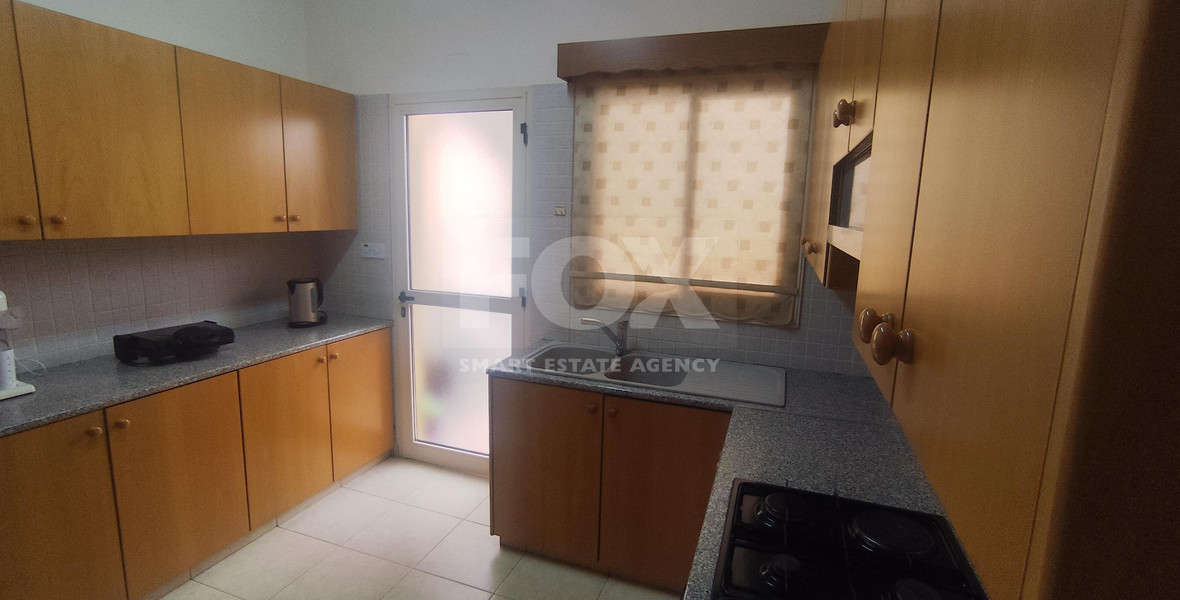 Three bedroom ground floor house in Agios Spyridonas for rent , Limassol