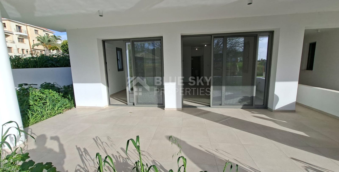 Brand New 3 Bedroom Ground Floor Apartment with Private Garden and Pool – Ready to Move In