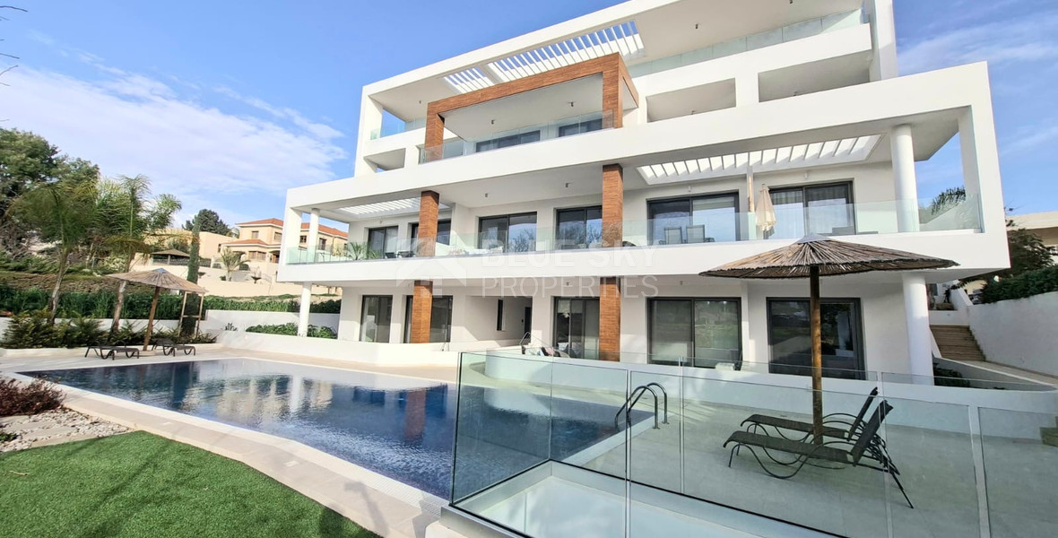 Brand New 3 Bedroom Ground Floor Apartment with Private Garden and Pool – Ready to Move In