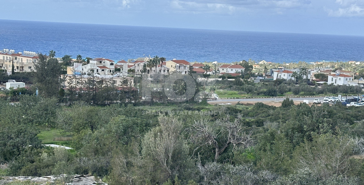 Strategic Development Land for Sale in Peyia, Paphos – Panoramic Views of New Potima Marina