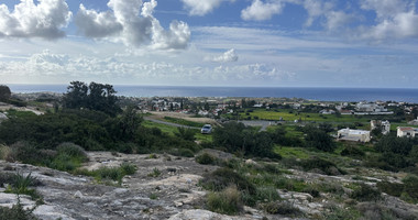 Strategic Development Land for Sale in Peyia, Paphos – Panoramic Views of New Potima Marina
