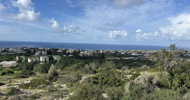 Strategic Development Land for Sale in Peyia, Paphos – Panoramic Views of New Potima Marina