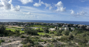 Strategic Development Land for Sale in Peyia, Paphos – Panoramic Views of New Potima Marina