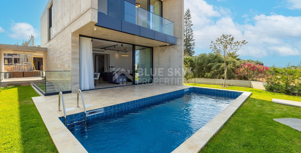 Kissonerga, three bedroom Key Ready Villas -Modern Luxury Homes Closed to the Beach