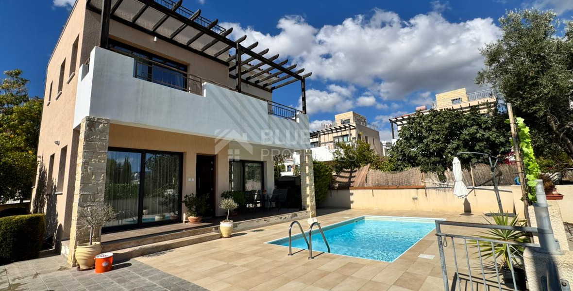 Modern three Bedroom Villa for Sale in Peyia, Paphos – Sea Views, Private Pool & No VAT -Title Deed available