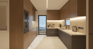 Two Bedroom Sea View Apartment for Sale in Anavargos Paphos Near Hospital & Town Centre