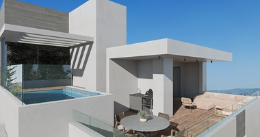 Three Bedroom Penthouse Sea View for Sale in Anavargos Paphos Near Hospital & Town Centre