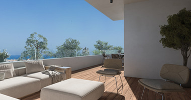 Three Bedroom Penthouse Sea View for Sale in Anavargos Paphos Near Hospital & Town Centre
