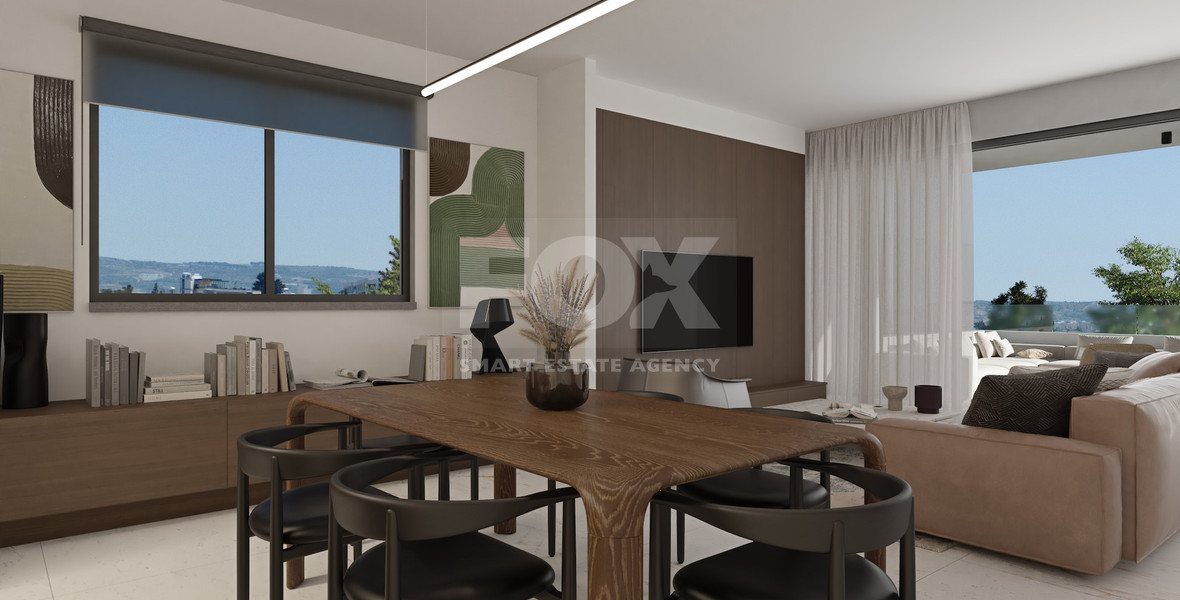 Three Bedroom Penthouse Sea View for Sale in Anavargos Paphos Near Hospital & Town Centre