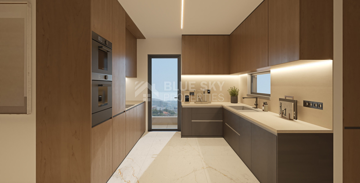 Three Bedroom Penthouse Sea View for Sale in Anavargos Paphos Near Hospital & Town Centre