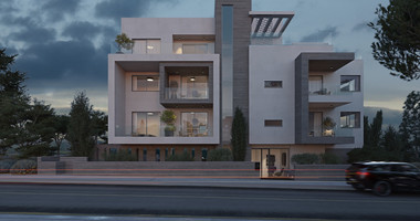 Three Bedroom Penthouse Sea View for Sale in Anavargos Paphos Near Hospital & Town Centre