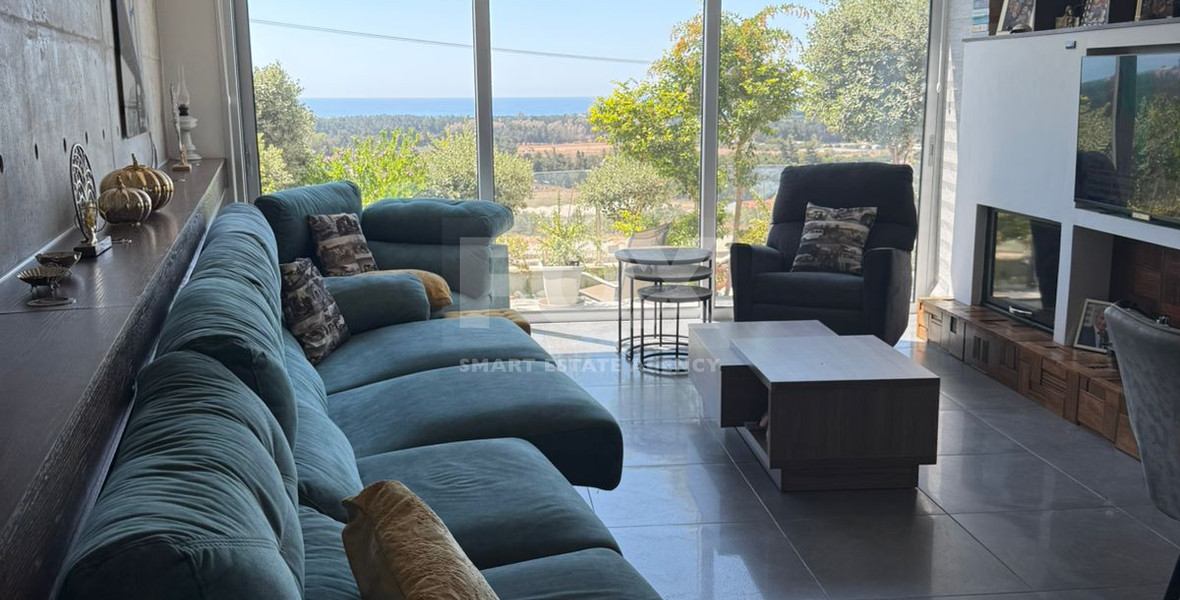 Modern Seaview Three bedroom Villa for rent in Achelia, Paphos