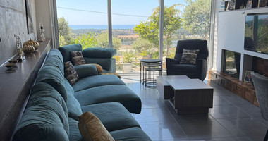 Modern Seaview Three bedroom Villa for rent in Achelia, Paphos