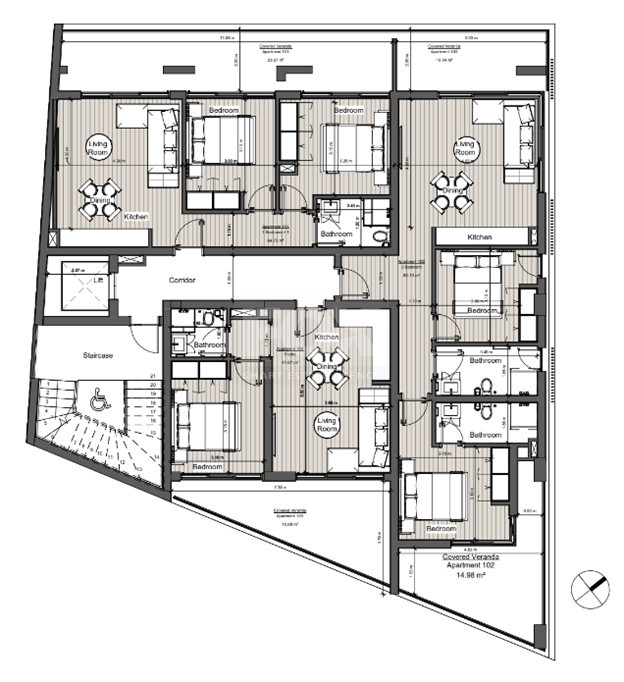 Modern 2 -Bedroom Apartment For Sale in Katholiki – Limassol