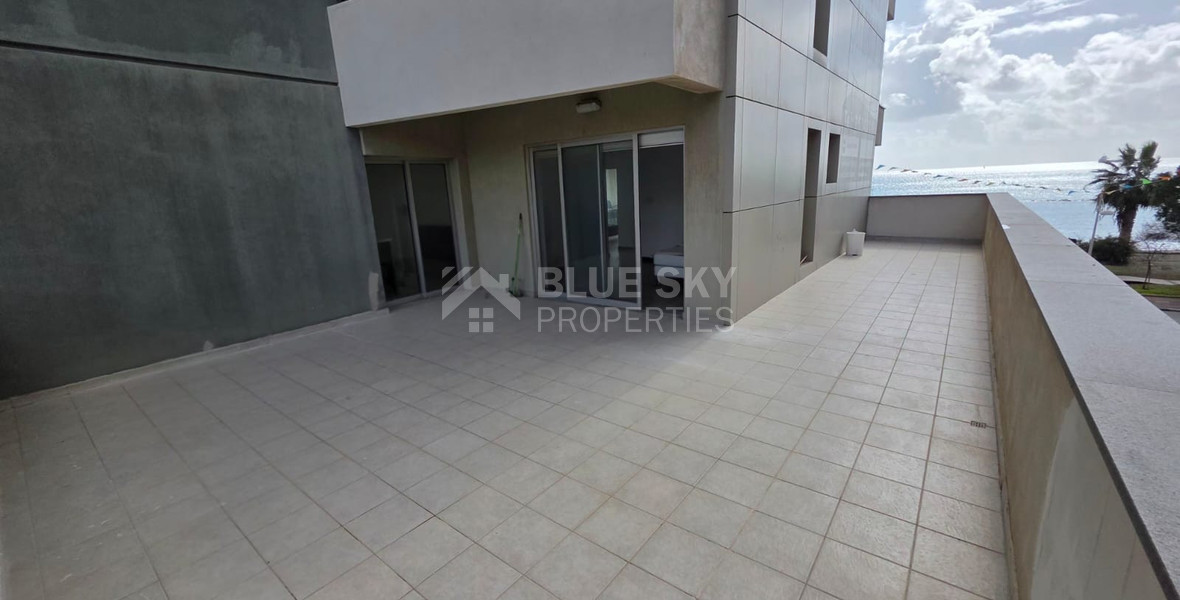 Spacious 2-Bedroom Seafront Apartment for Rent – Agia Trias, Limassol