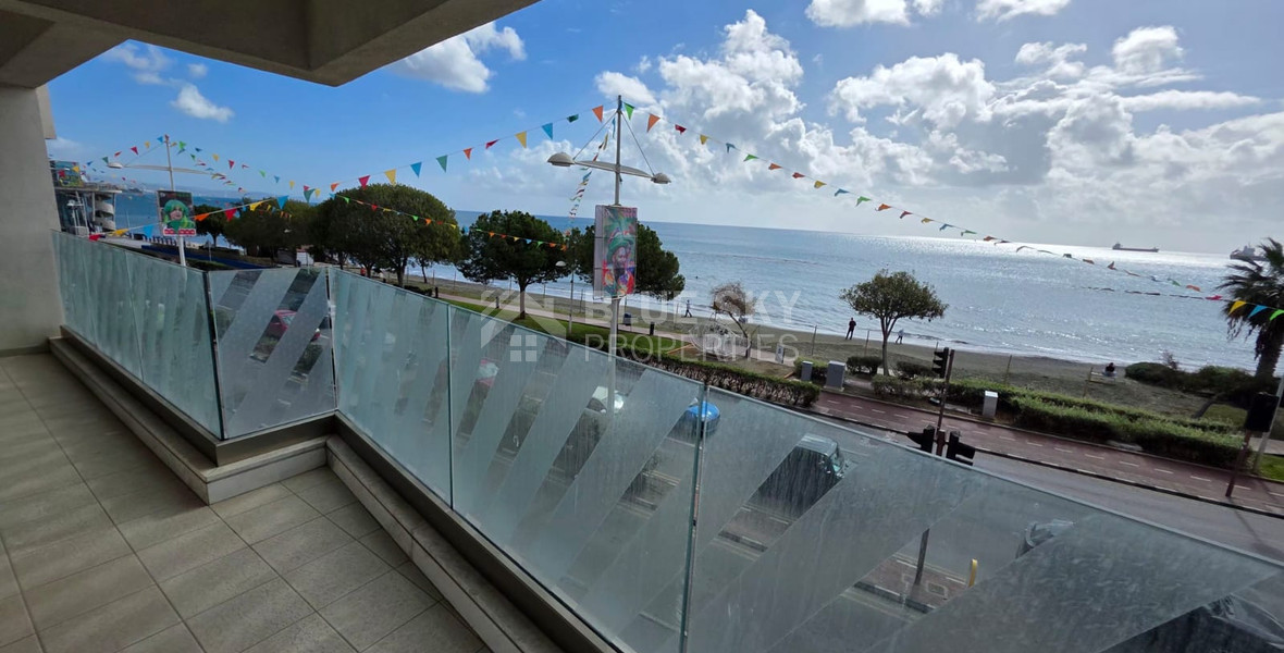 Spacious 2-Bedroom Seafront Apartment for Rent – Agia Trias, Limassol