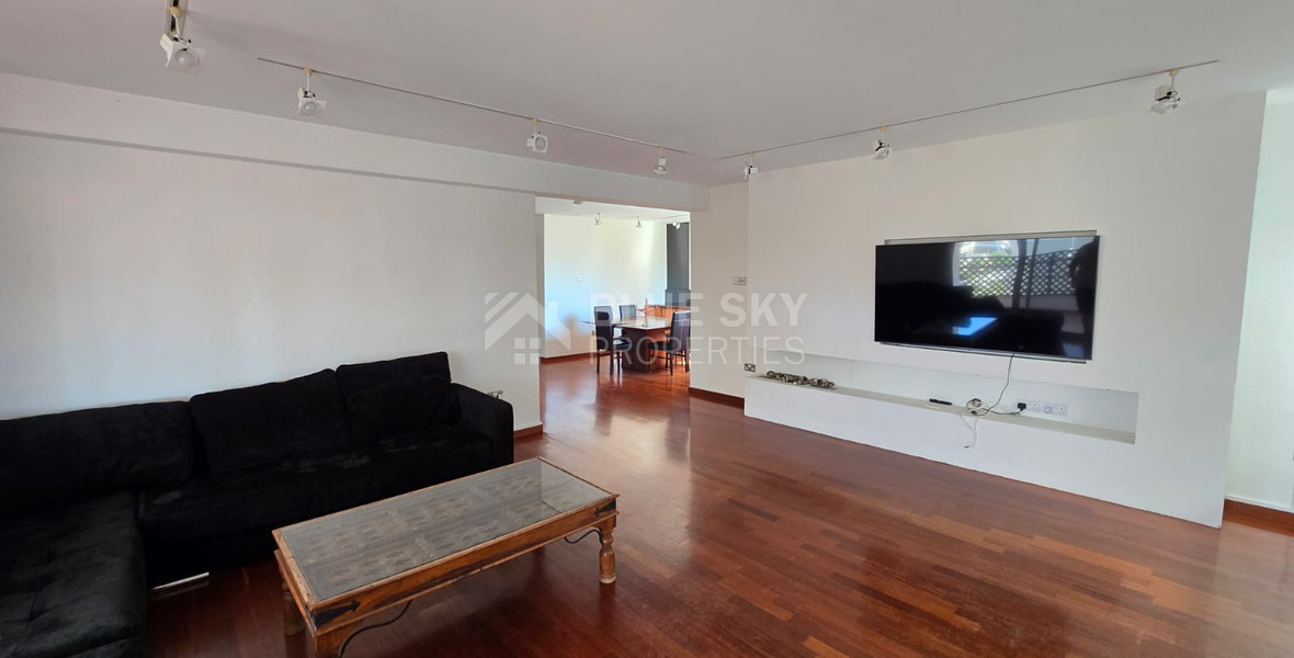 Spacious Top Floor Three Bedroom Apartment In Neapoli For Sale