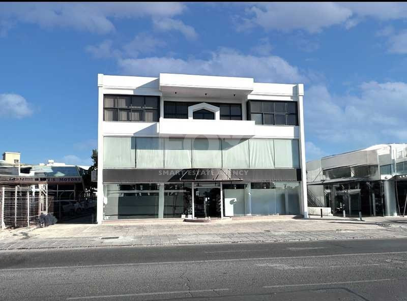 For Rent Commercial Showroom with Mezzanine – Prime Location- easy parking and full visibility.