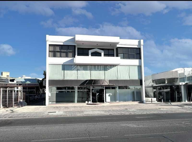 For Rent Commercial Showroom with Mezzanine – Prime Location- easy parking and full visibility.