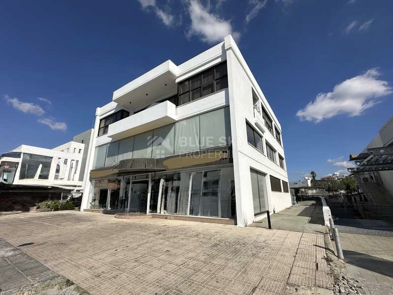 For Rent Commercial Showroom with Mezzanine – Prime Location- easy parking and full visibility.