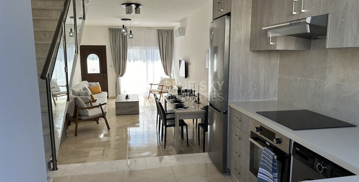 Two bedroom townhouse with title deeds in Tombs of The Kings area in Paphos for sale