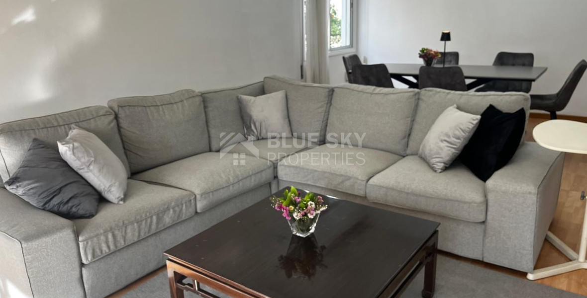 FOR RENT FURNISHED TWO BEDROOM APARTMENT IN AGIA ZONI WALKING DISTANCE TO MAKARIOS AVENUE AND HISTORICAL TOWN.