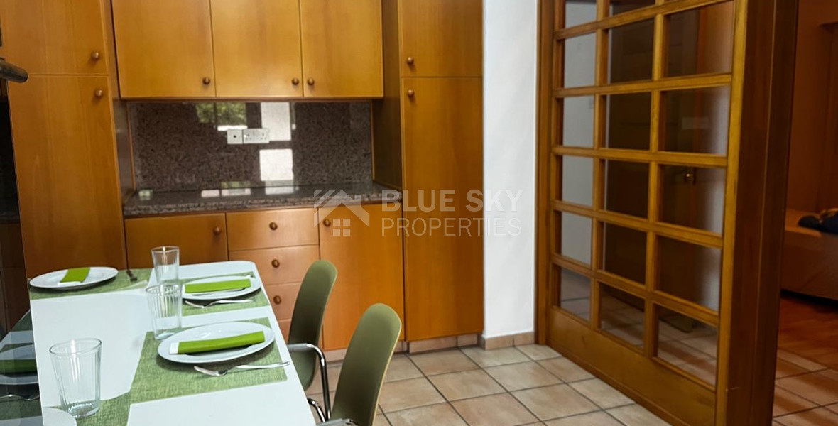 FOR RENT FURNISHED TWO BEDROOM APARTMENT IN AGIA ZONI WALKING DISTANCE TO MAKARIOS AVENUE AND HISTORICAL TOWN.