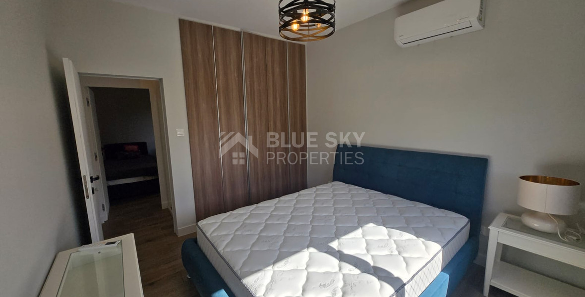 Luxury Renovated Penthouse with Private Rooftop for Rent in Germasogeia: Walk to Beach, Next to Green Area