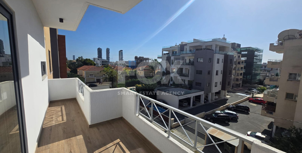 Luxury Renovated Penthouse with Private Rooftop for Rent in Germasogeia: Walk to Beach, Next to Green Area
