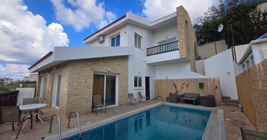 Stunning three plus one Bedroom Detached Villa for Sale in Chloraka, Paphos: with Private Swimming Pool and Unobstructed Sea Views