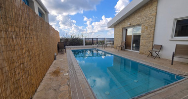 Stunning three plus one Bedroom Detached Villa for Sale in Chloraka, Paphos: with Private Swimming Pool and Unobstructed Sea Views